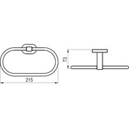 Кольцо для полотенец CR 300 Ravak Chrome X07P190 фото 4