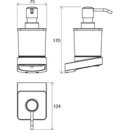 Дозатор для жидкого мыла TD 231 Ravak 10° X07P323 фото 3