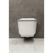 Унитаз подвесной безободковый BelBagno Vaso BB127CH фото 5