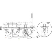 Смеситель для ванны Ravak Waterfall WF 025.00 X070060 фото 4