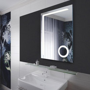 Зеркало Gair Art-2 60 см с антизапотевателем фото 