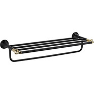 Полка для полотенец Fixsen Luksor FX-71615B, цвет черный фото 