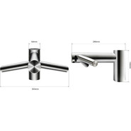 Сушилка для рук со смесителем низкая Dyson Airblade Wash+Dry WD 04 245265-01 фото 3