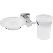 Стакан с мыльницей WasserKraft Lippe K-6526 фото 