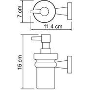 Дозатор для жидкого мыла WasserKraft Lippe K-6599 фото 4