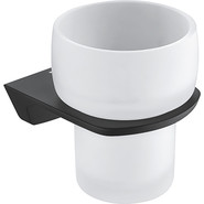 Стакан для зубных щеток WasserKraft Elbe K-7228, цвет чёрный фото 