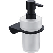 Дозатор для жидкого мыла WasserKraft Elbe K-7299, цвет чёрный фото 