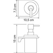 Дозатор для жидкого мыла WasserKraft Kammel K-8399 фото 4