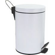 Ведро для мусора с педалью WasserKraft Kammel K-635WHITE фото 