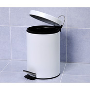 Ведро для мусора с педалью WasserKraft Kammel K-635WHITE фото 2