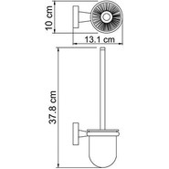 Ёршик для унитаза WasserKraft Lippe K-6527 фото 4