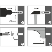 Полка стеклянная WasserKraft Kammel K-8344 50 см фото 3