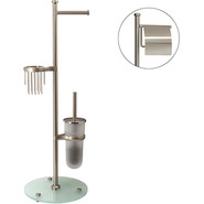 Стойка с держателем и ёршиком WasserKraft Ammer K-1236 фото 2