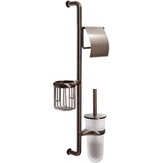 Стойка с держателем и ёршиком WasserKraft Isar K-1468, цвет тёмная бронза фото 