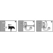 Зеркало косметическое настенное WasserKraft K-1000 фото 3