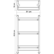 Полка стеклянная WasserKraft K-2033 50 см фото 4