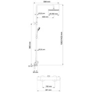 Душевая стойка с термостатом WasserKraft A13302 Thermo фото 6