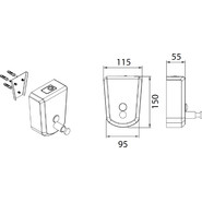 Дозатор для жидкого мыла Fixsen Hotel FX-31012 фото 2