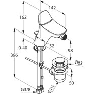 Смеситель для биде Kludi Ambienta 532160575 фото 5