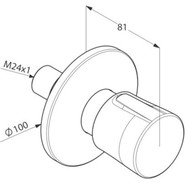 Переключатель на 2 положения Kludi Balance 528470575 фото 2
