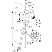 Смеситель для биде Kludi Pure&Easy 375330565 фото 3