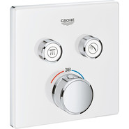 Смеситель для душа с термостатом Grohe Grohtherm SmartControl 29156LS0, белая луна фото 