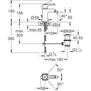 Смеситель для биде Grohe Grandera 23315000 фото 2