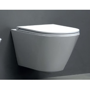 Унитаз подвесной Azzurra Forma FMVKSPE00000BI с тонкой крышкой микролифт фото 2