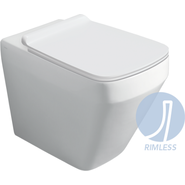 Унитаз приставной безободковый Simas Baden Baden BB01bi фото 