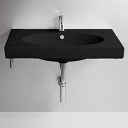 Раковина подвесная Simas Lft Spazio 80 см LFT44nero*1 фото 