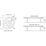 Поддон Ravak Galaxy Elipso Pro 90 см XA237701010 фото 4
