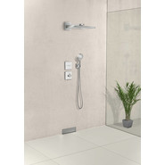 Переключатель потоков на три потребителя Hansgrohe Shower Select 15736400, белый/хром фото 2