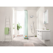 Переключатель потоков на три потребителя Hansgrohe Shower Select 15736400, белый/хром фото 4