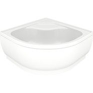 Акриловый поддон Bas Корса 90х90 см с каркасом и экраном фото 