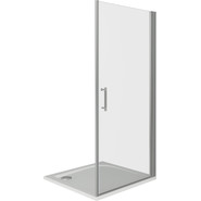 Душевая дверь Bas Mokka DR-90-C-WE 90 см алюминий/прозрачное фото 3