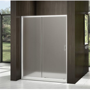 Душевая дверь Bas Latte WTW-140-G-WE 140 см алюминий/матовое фото 