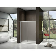 Душевая дверь Bas Latte WTW-140-G-WE 140 см алюминий/матовое фото 2