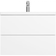 Тумба подвесная с раковиной Am.Pm Gem 75 см M90FHX07522WG, белый глянец, Цвет фасада: белый глянцевый фото 2