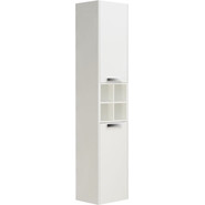 Пенал подвесной Roca Lago 35 см с корзиной 857297806, белый фото 