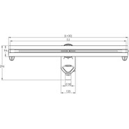 Трап Berges Wasserhaus Super Line 55 см 090180, нержавеющая сталь фото 2