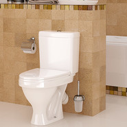 Унитаз-компакт Santeri Форвард 1.P205.2.S00.00B.F с крышкой полипропилен фото 2