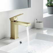 Смеситель для раковины Timo Selene 2061/17F, золото фото 2