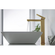 Смеситель для раковины высокий Timo Selene 3011/17F, золото фото 2