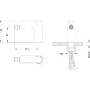 Смеситель для биде Timo Torne 4362/00F фото 2
