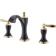 Смеситель для раковины Timo Unari 7511/04F, черный антик/золото фото 