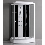 Гидробокс LORANTO CS-009 120х90 см, хром/прозрачное фото 