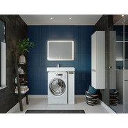 Пенал подвесной Акватон Лондри 34 см 1A236203LH010, белый фото 3