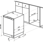 Встраиваемый морозильник Maunfeld MBFR88SW фото 2