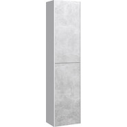 Пенал подвесной Aqwella 5 Stars Mobi 35 см MOB0535W/MOB0735BS, белый/бетон светлый фото 