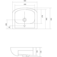 Тумба напольная с раковиной Акватон Панда 50 см 1A0537K0PD010, белый фото 6